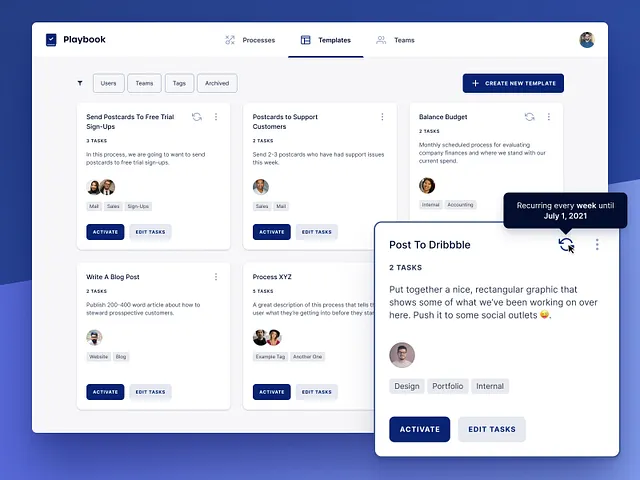 Reusable templates library by Devunora